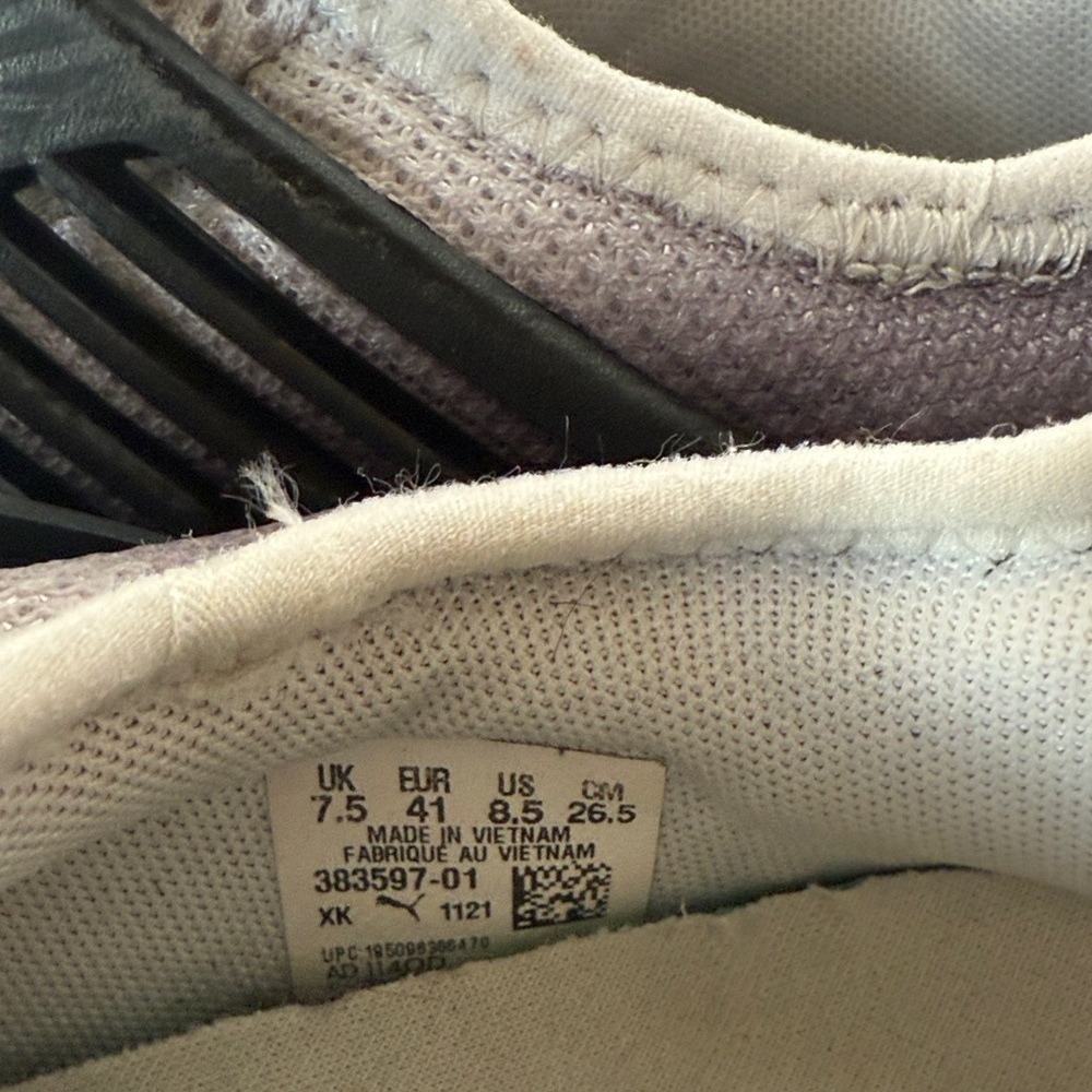 Puma Men's Gray and Black Athletic Shoes - Picture 4 of 8